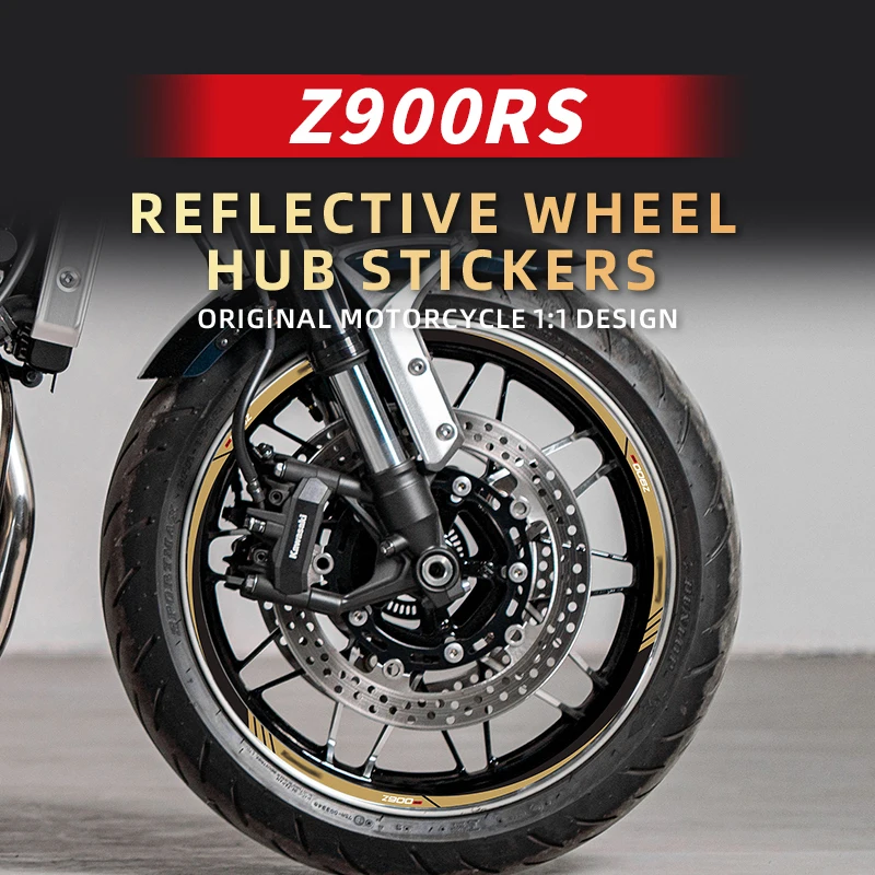 Используется для декоративных наклеек на ступицу колеса мотоцикла KAWASAKI Z900RS, комплектов велосипедных аксессуаров, защитных отражающих наклеек