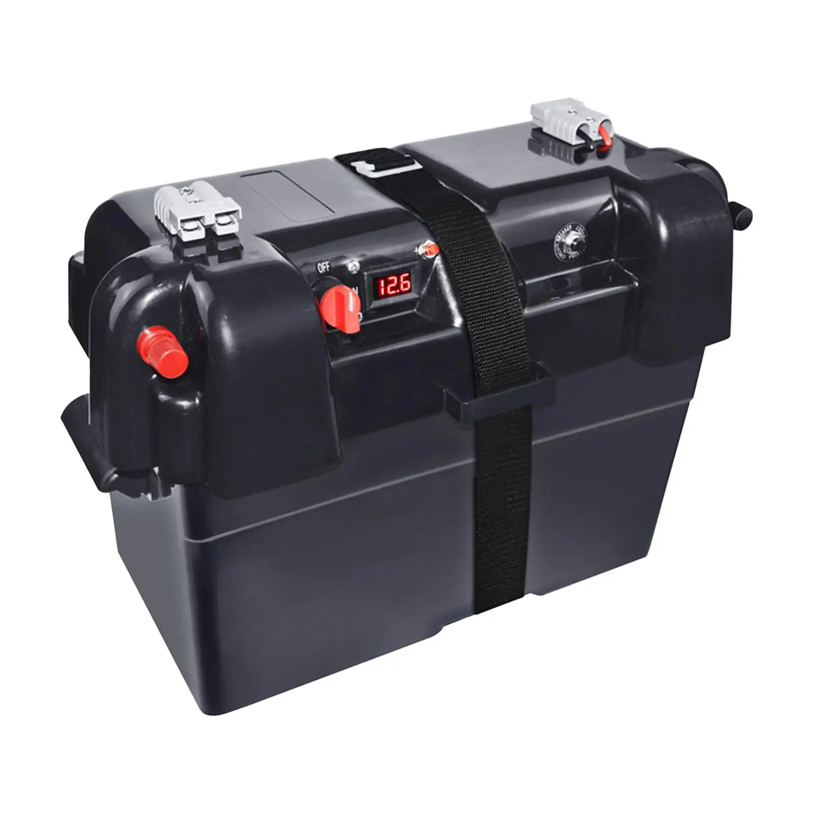 Ящик для хранения аккумуляторов с ремнем для переноски аккумуляторов для внедорожников автомобилей кемперов