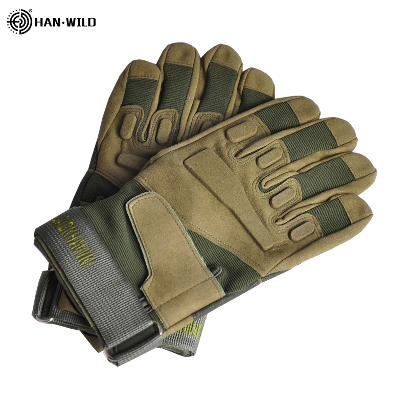 Армейские тактические перчатки HAN WILD, походные перчатки, спортивные перчатки на открытом воздухе, военные перчатки с полными пальцами, боевые перчатки, охотничьи перчатки, ветрозащитные