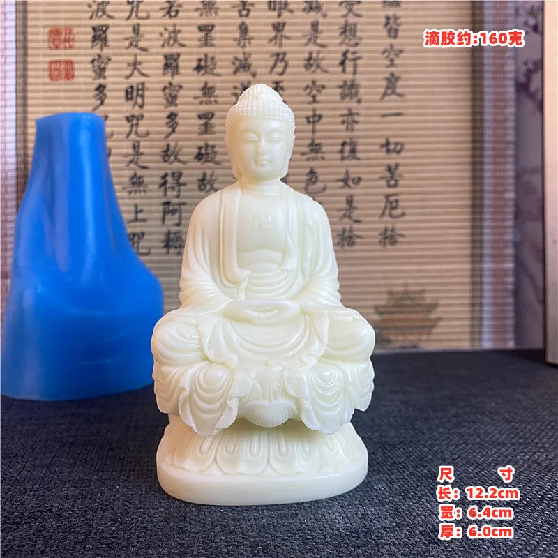 Статуя Будды Шакьямуни силиконовая форма для свечей ручной работы DIY материал
