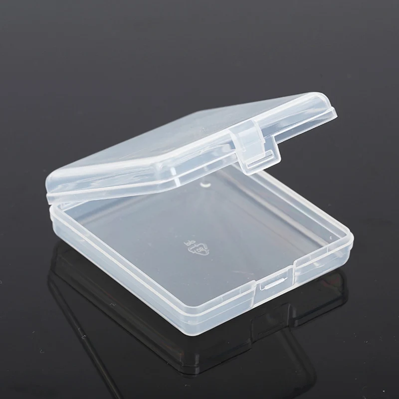 Прямоугольная Пластиковая коробка для хранения мелочей, таблеток, украшений, инструментов для нейл-арта, деталей, кейса для хранения Офисного органайзера. Контейнер