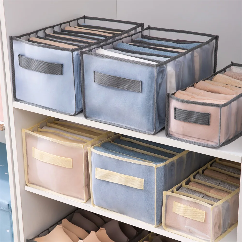 Сетчатый ящик для хранения нижнего белья и органайзера Ящики для гардероба Многослойная сумка для хранения носков для рук Сумка для хранения