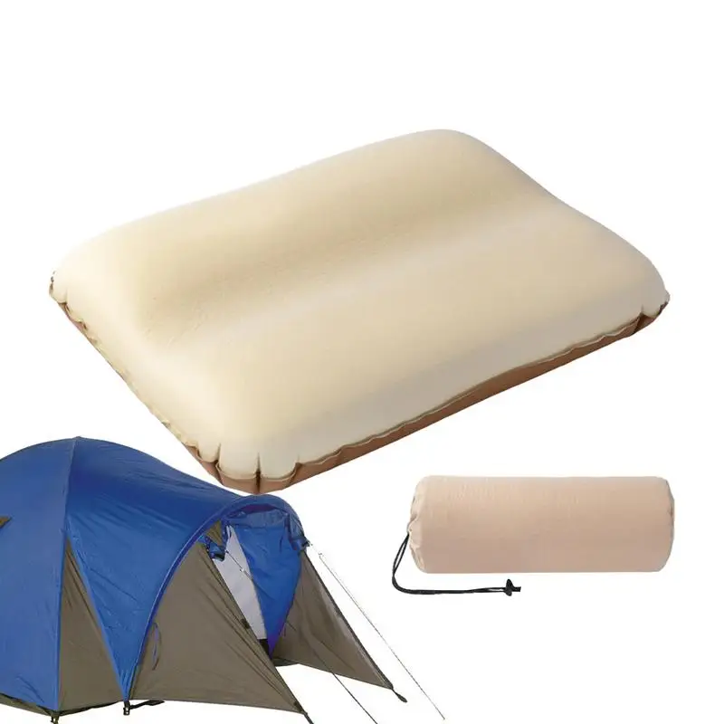 Надувная походная подушка, портативная подушка для альпинизма, Эргономичная Удобная Моющаяся Портативная сверхлегкая походная подушка для альпинизма