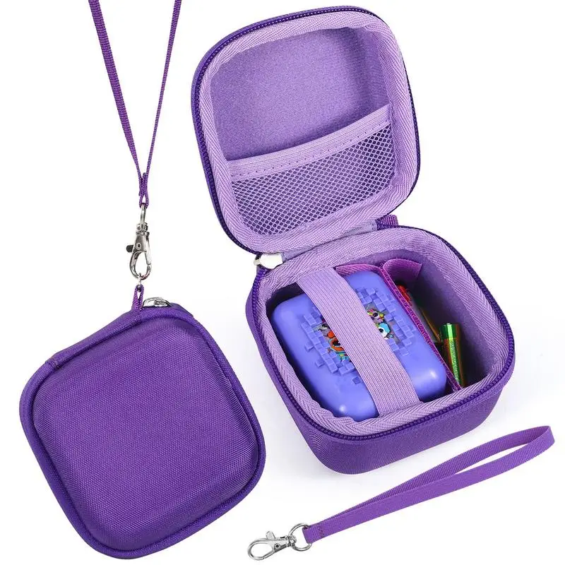 Фиолетовый чехол для переноски интерактивной игрушки Bitzee, цифровая защитная сумка для домашних животных, держатель Bitzees, электронный органайзер для путешествий с домашними животными