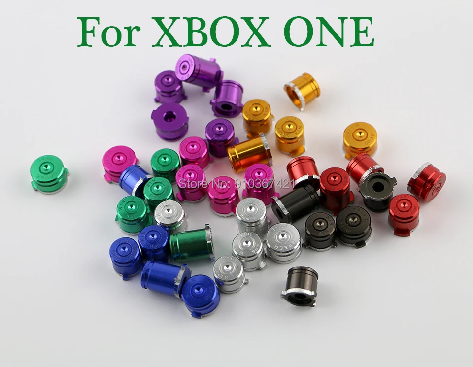 1 компл./лот для Xbox One Наборы кнопок из алюминиевого сплава ABXY, запасные части для игрового контроллера Xbox One