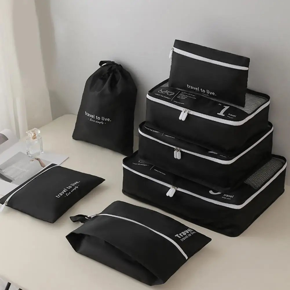 Прочный чемодан для хранения дорожных сумок для хранения багажа, набор для поездок, предметы первой необходимости на открытом воздухе, компактный органайзер для упаковки чемодана