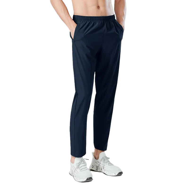 2023 Новые мужские повседневные брюки, Быстросохнущие Тонкие спортивные штаны для бега, тренировочные брюки для фитнеса с эластичной резинкой на талии, спортивные штаны для мужчин