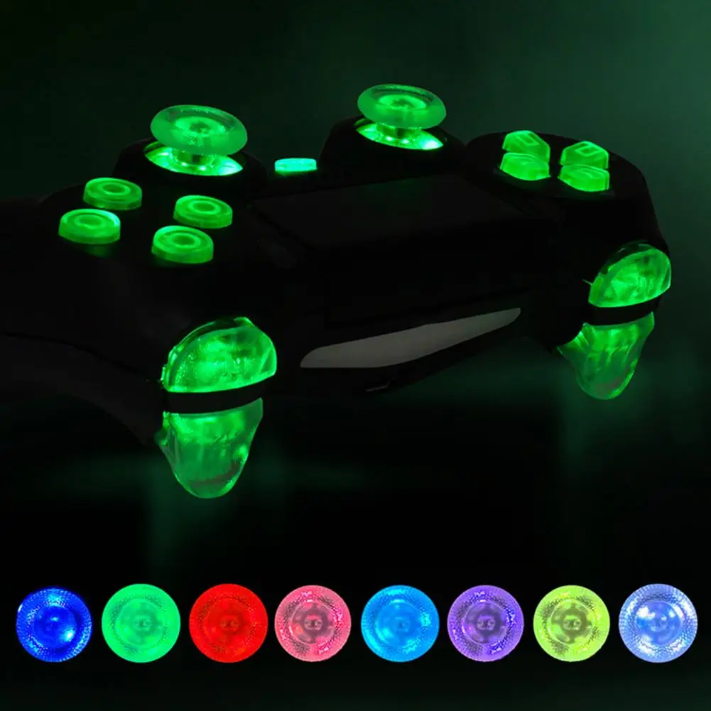 Безопасная игровая панель со светодиодной подсветкой из АБС-пластика, Светящаяся панель кнопок, 19 режимов освещения, Компактный контроллер настольной игры со светодиодной подсветкой.