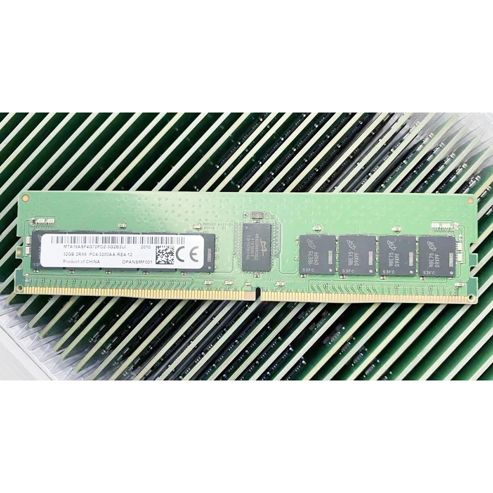 1 шт MTA18ASF4G72PDZ-3G2B2 Для MT RAM 32G 32GB 2RX8 PC4-3200AA DDR4 3200 ECC REG Серверная Память Быстрая Доставка Высокое Качество