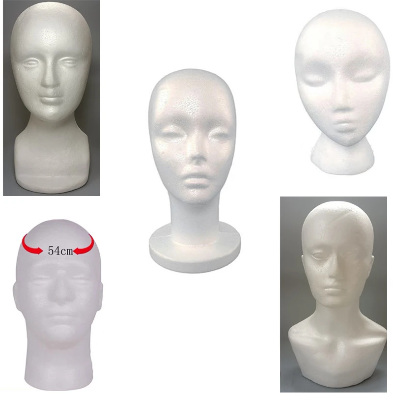 Инновационный и практичный Для шляпы, очков, парика, подставки для показа, мужского И женского Пенопластового манекена, модели поддельной человеческой головы.