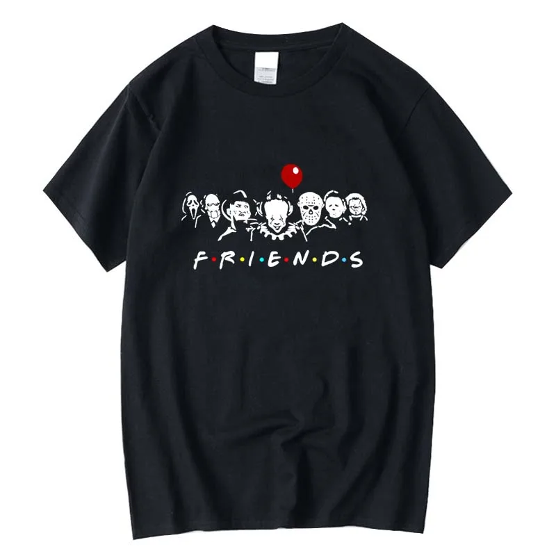 мужская футболка friends из 100% хлопка высшего качества, мужская футболка с забавным принтом, свободная летняя мужская футболка, крутая мужская футболка с круглым вырезом, топы, тройники