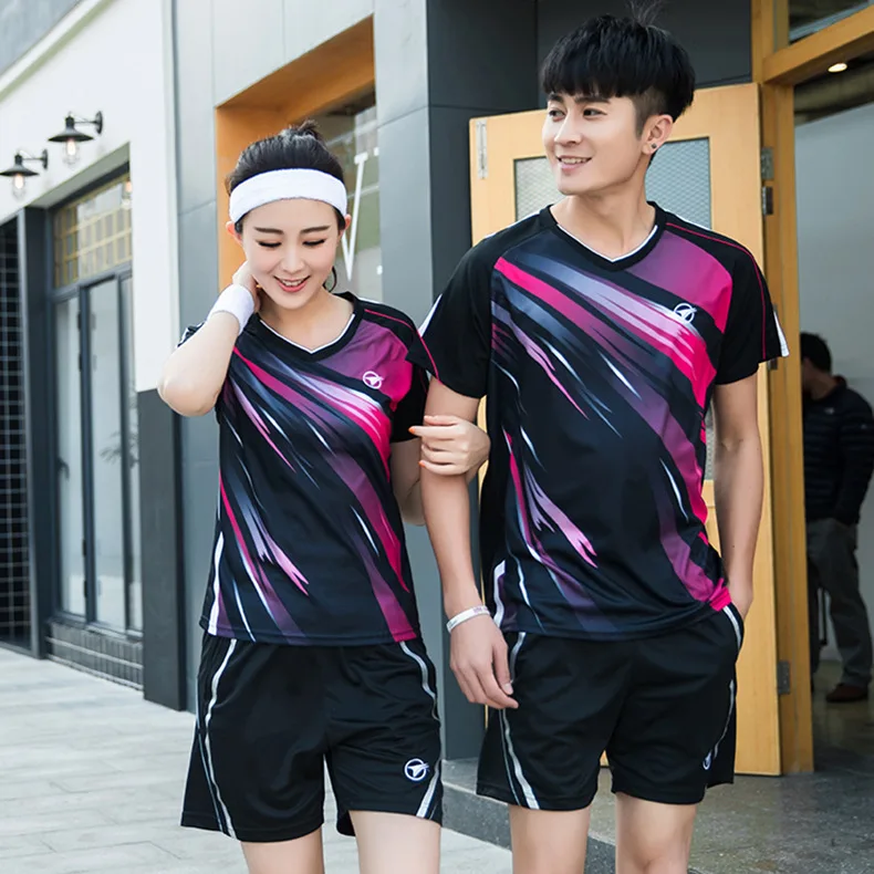 Новые мужские футболки tenis mujer, комплекты быстросохнущих дышащих теннисных рубашек, футболки для тренировочной теннисной команды, одежда для бадминтона 117