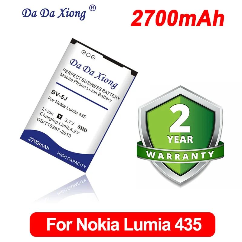 DaDaXiong Литий-ионный телефон Высокой емкости 2700 мАч BV 5J BV-5J BV5J для Microsoft Nokia Lumia 435 532 RM1069 1071 Аккумулятор