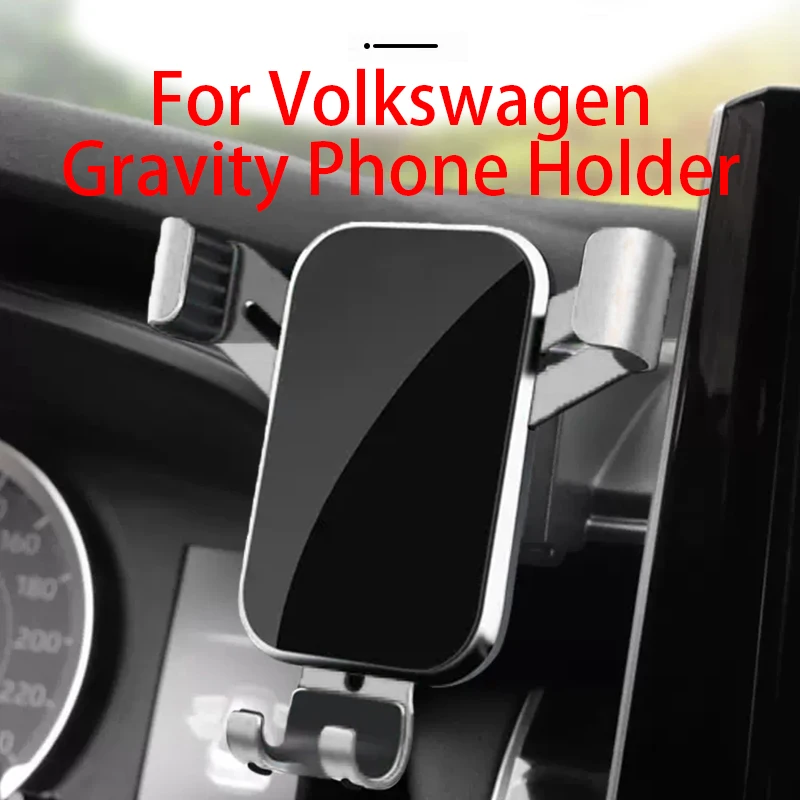 Для автомобильного держателя сотового телефона, крепления на вентиляционное отверстие, аксессуары для гравитационной навигации GPS для Volkswagen Touareg с 2011 по 2022 год