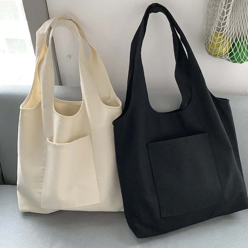 Женская сумка для покупок, женская многоразовая Эко-складная сумка из супермаркета, уличные студенческие эстетичные холщовые сумки для хранения.