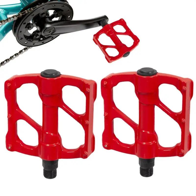 Велосипедные педали Нескользящие платформенные педали для электрических горных шоссейных велосипедов Универсальная посадка Легкие складные подставки для ног