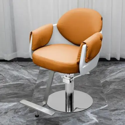 Парикмахерское кресло, чистое красное парикмахерское кресло, специальное парикмахерское кресло для парикмахерской, подъемное кресло, парикмахерское кресло для горячего окрашивания