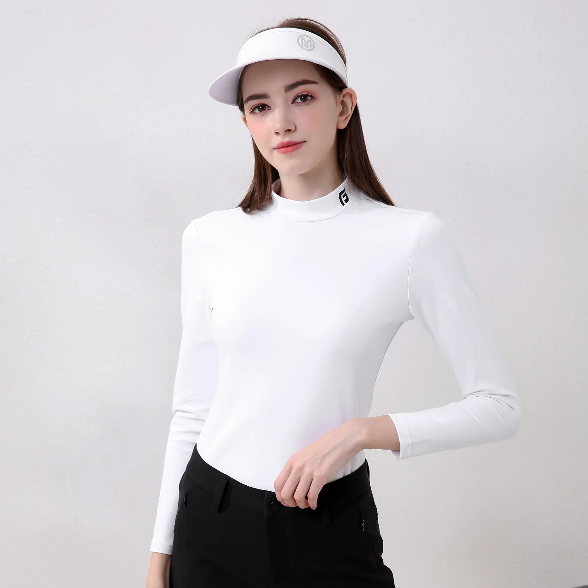 Женская осенне-весенняя футболка с круглым вырезом Golfist Golf, нижнее белье Thremal, Комфортная и теплая женская одежда