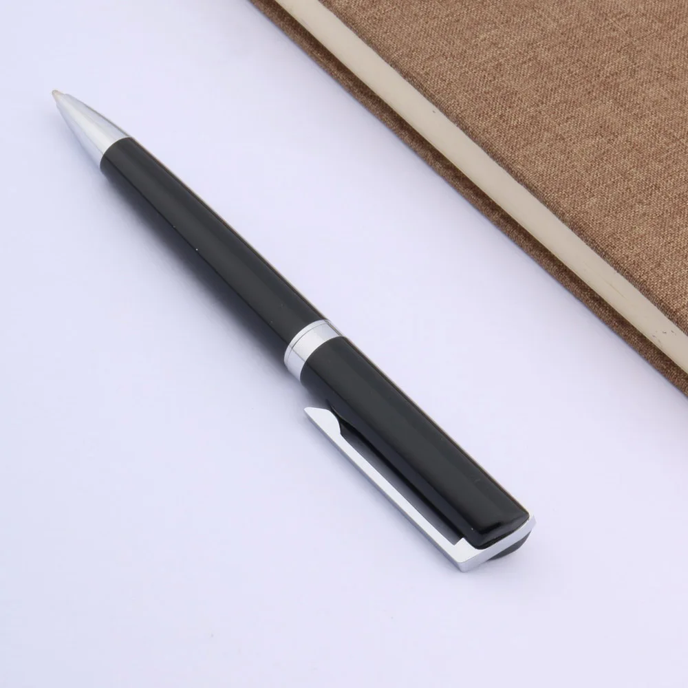 роскошная металлическая подарочная ручка Черный Серебряный орнамент Y02 Шариковая Ручка фирменная вращающаяся шариковая ручка Канцелярские Принадлежности