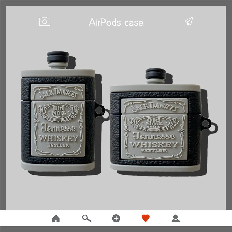 Креативный чехол для наушников из бутылки виски для Apple Airpods Pro2 Чехол для Airpods 3 3-го поколения AirPod 2 1 Чехол