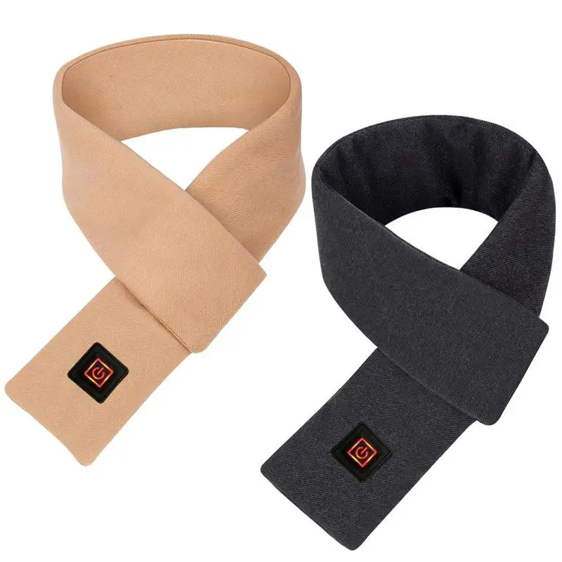 Шарф с USB-подогревом, зимняя грелка для шеи С 3 уровнями нагрева, Удобная грелка для обертывания шеи, шарф быстрого нагрева Для мужчин и женщин
