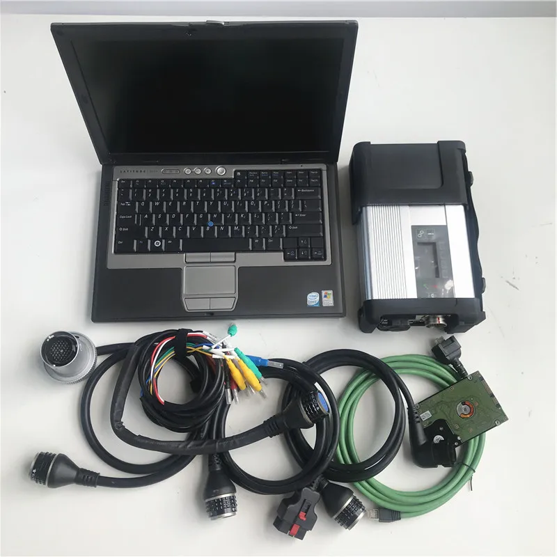 mb star c5 с SSD-накопителем в ноутбуке d630 диагностический компьютер с программным обеспечением 2023,12 В sd star c5 диагностическое системное программное обеспечение готово к использованию