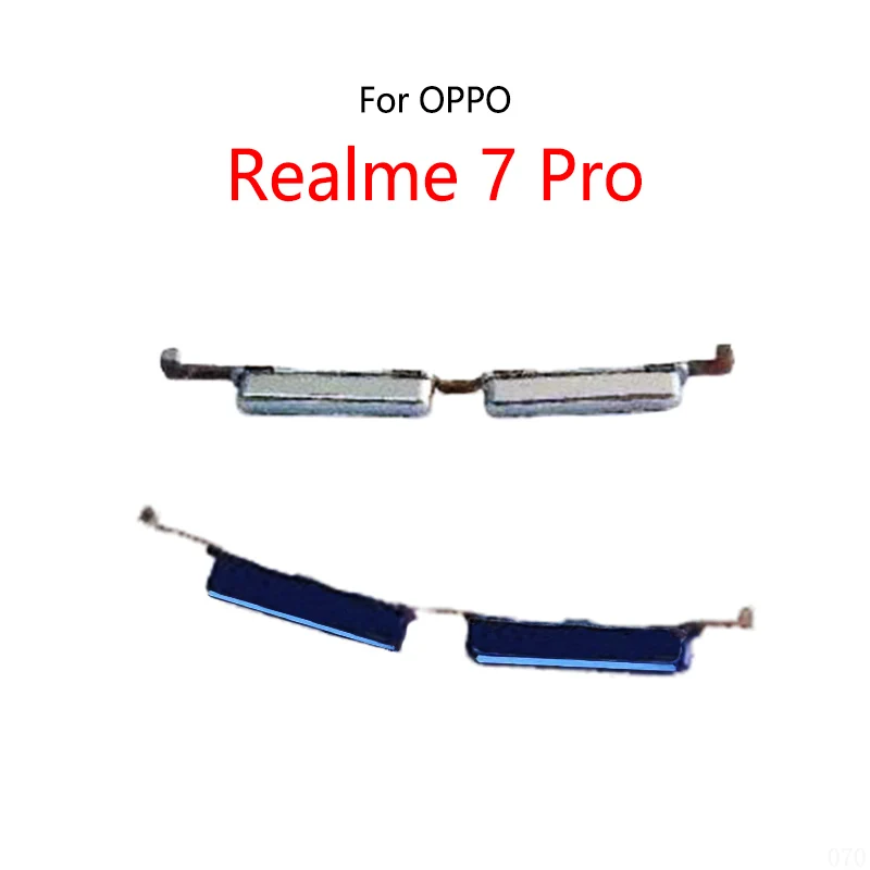 Для OPPO Realme 7 Pro кнопка отключения звука боковая клавиша регулировки громкости внешняя кнопка включения/выключения