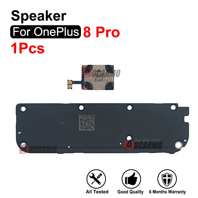 Оригинальный для OnePlus 8 Pro 1 + 8Pro наушник, ушной динамик и кольцо для громкоговорителя, гибкий кабель, Запчасти для ремонта