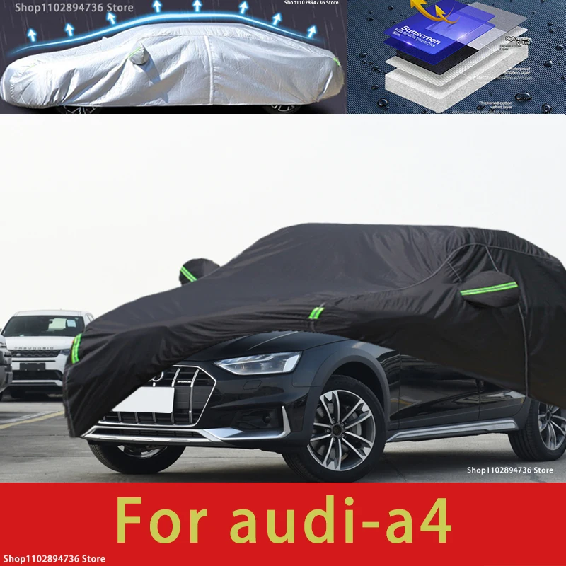 Для Audi a4 подходят наружные защитные чехлы для автомобиля, снежный покров, Солнцезащитный козырек, Водонепроницаемые пылезащитные внешние автомобильные аксессуары