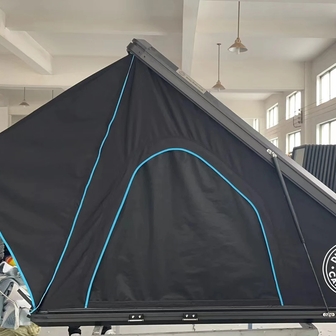 Автоматическая жесткая оболочка Открытый Водонепроницаемый кемпинг Автомобиль Грузовик Палатка на крыше Жесткая оболочка 1-2 человека Внедорожник Лагерь Алюминиевая палатка на крыше