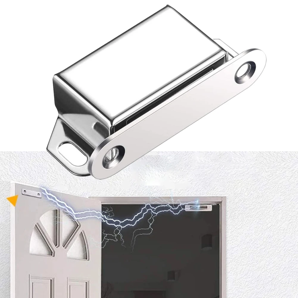 Сильный магнитный фиксатор двери Дверные защелки Защелка мебельных дверей Магнитный замок для шкафа Ультрамагнитный инструмент для всасывания дверей