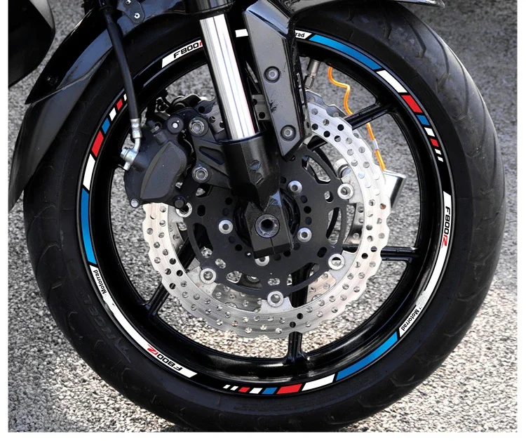 Наклейка на Внешний Обод передних и задних колес Мотоцикла Со Светоотражающей Полосой, Наклейки На Колеса BMW F800R