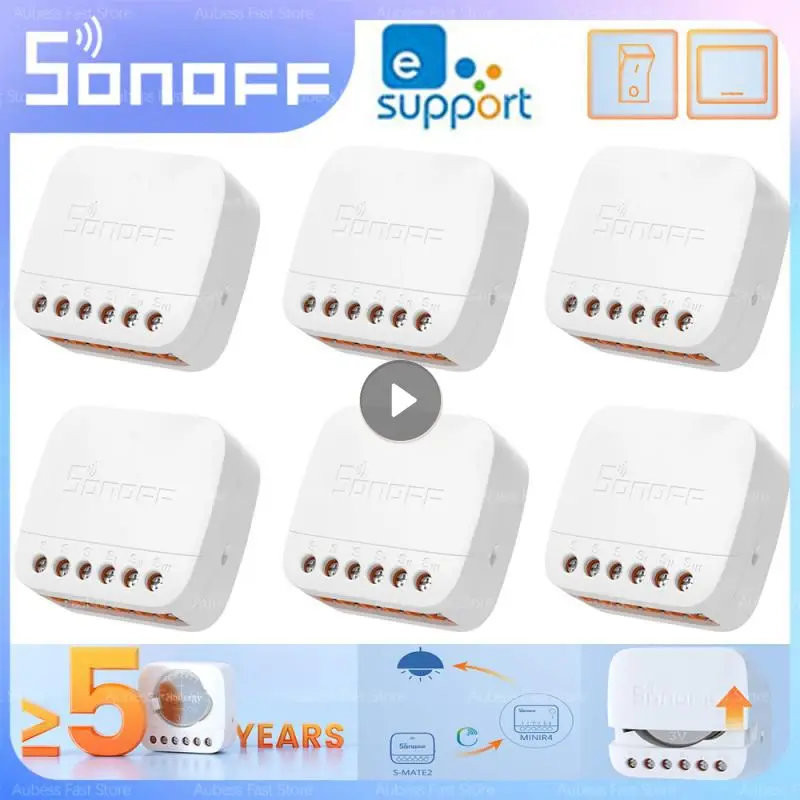SONOFF S-MATE2 Extreme Switch Mate С локальным управлением; механический переключатель; Поддержка мини-размера; Двустороннее дистанционное управление eWeLink через