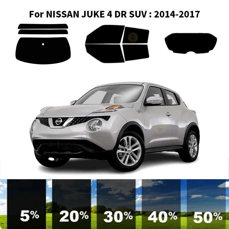 Предварительно обработанный набор для УФ-тонировки автомобильных окон из нанокерамики, Автомобильная пленка для окон NISSAN JUKE 4 DR SUV 2014-2017