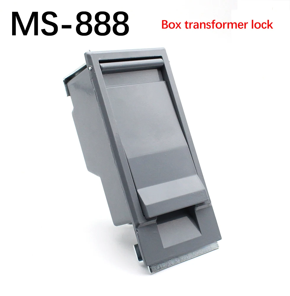 MS888 коробка для шкафа, сменный дверной замок, наружная коробка, замок для дверной панели шкафа высокого и низкого напряжения, электрическая дверца шкафа, квадратная коробка loc