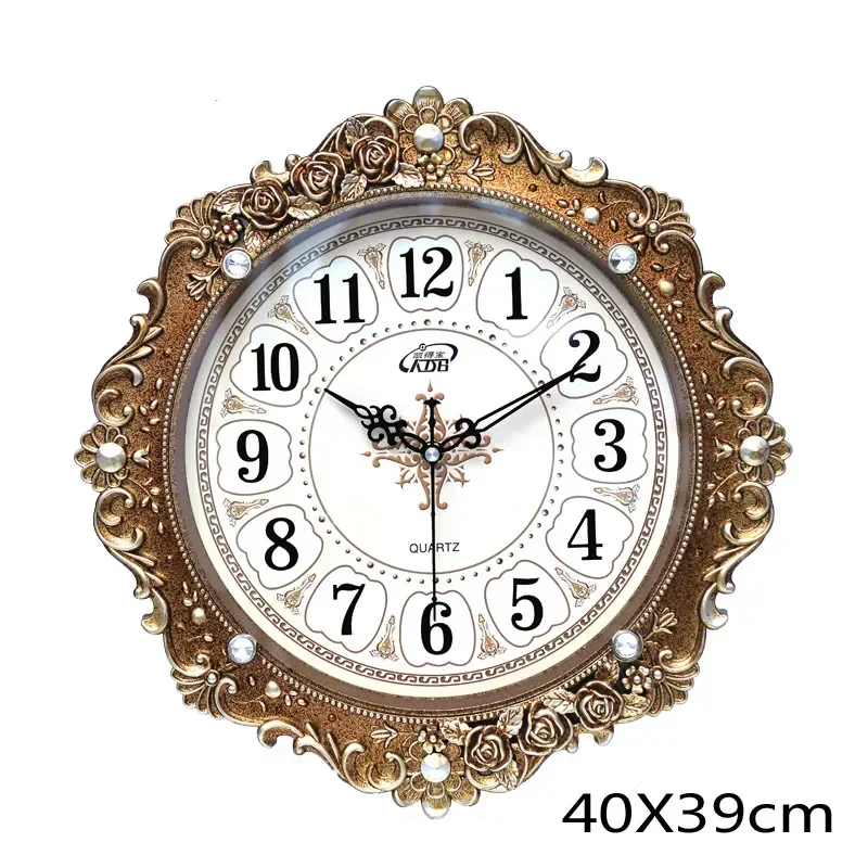 Европейский стиль настенные часы гостиная творческая личность часы мода атмосфера современные домашние часы немой павлин часы