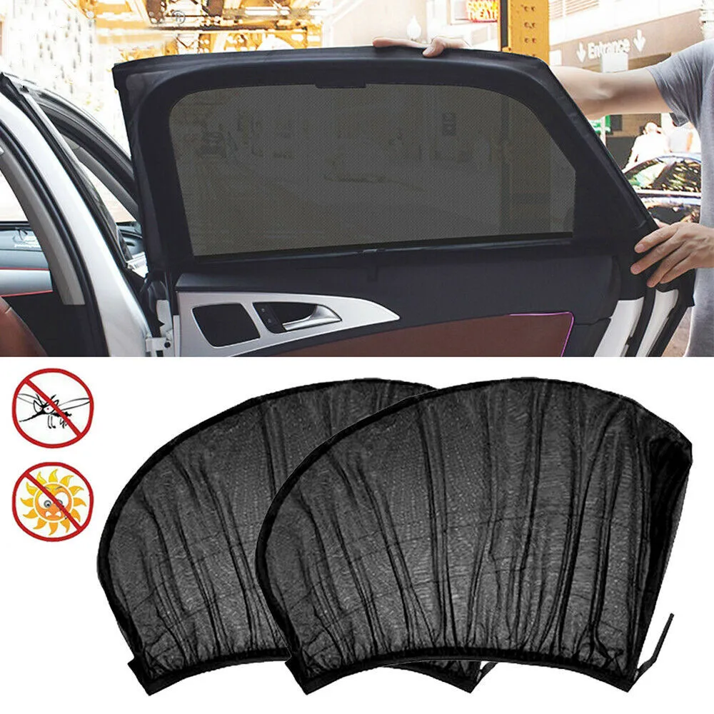 Универсальный автомобильный солнцезащитный козырек, магнитная сетчатая шторка, дышащая и защищающая от прямых солнечных лучей шторка для окна автомобиля