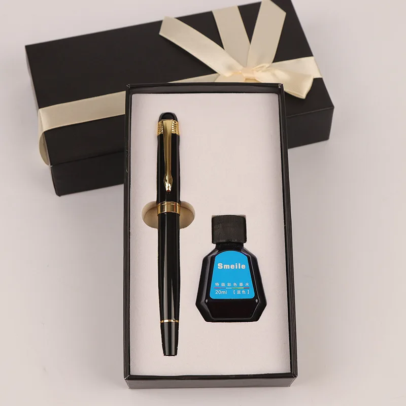 Чернильная ручка Parker в подарочной коробке, ручка для подписи 0,5 мм, ручка F из нержавеющей стали для офисного письма, набор ручек Parker