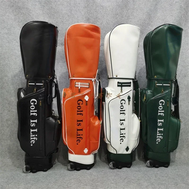 2024 Новая Южнокорейская сумка Для гольфа Outdoor Pull Bag Мужская и Женская Двойная Шляпа Спортивная сумка-подставка для гольфа 골프 가방
