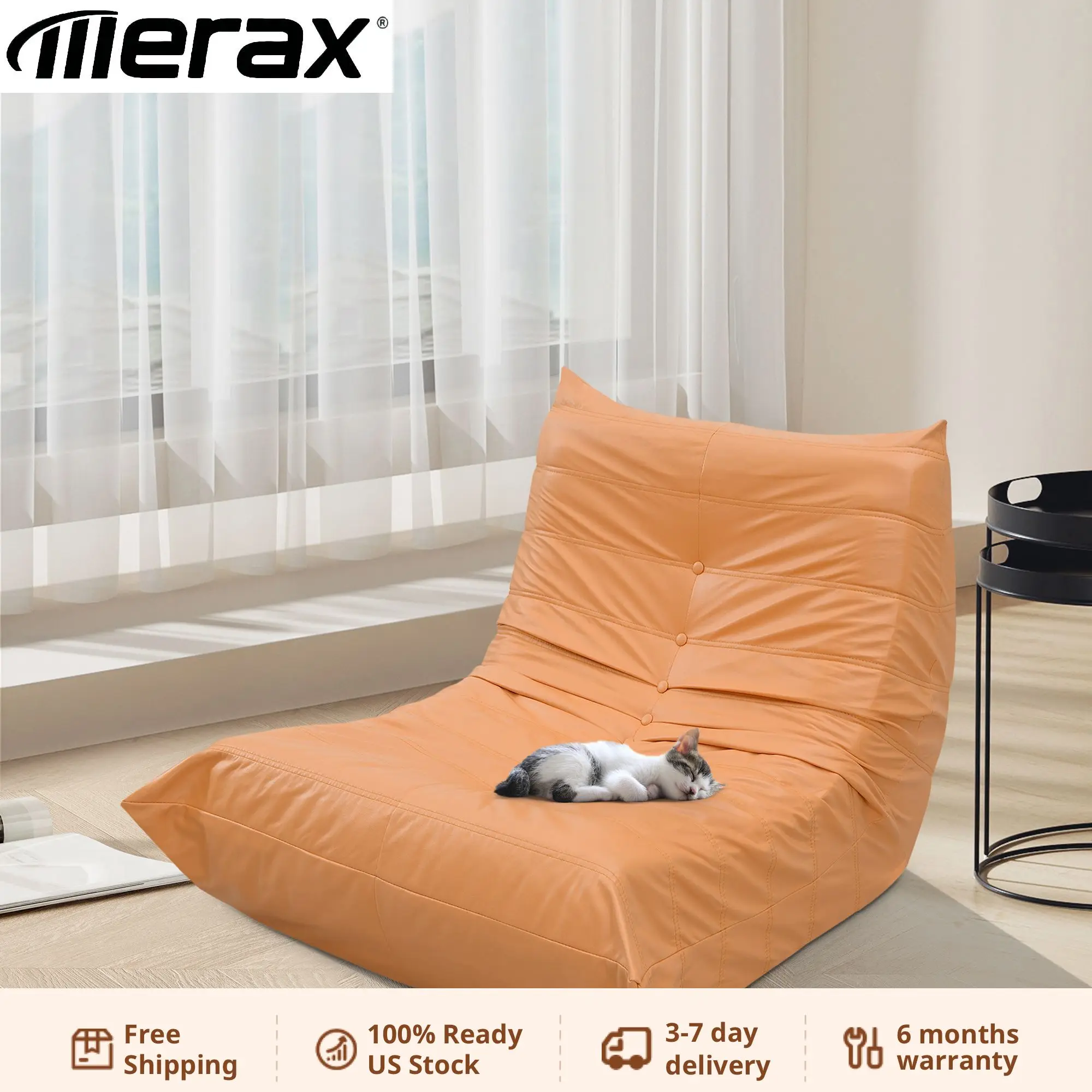 Удобный раскладной диван большого размера, современное одноместное кресло без подлокотников со спинкой в стиле ретро, диван со 100% наполнителем из губки