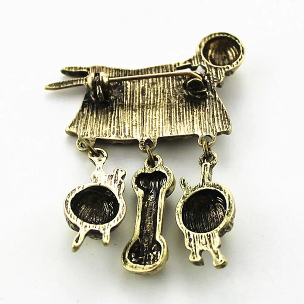 Нарядная золотая вязаная шерстяная брошь в форме значка, декор, аксессуары для одежды