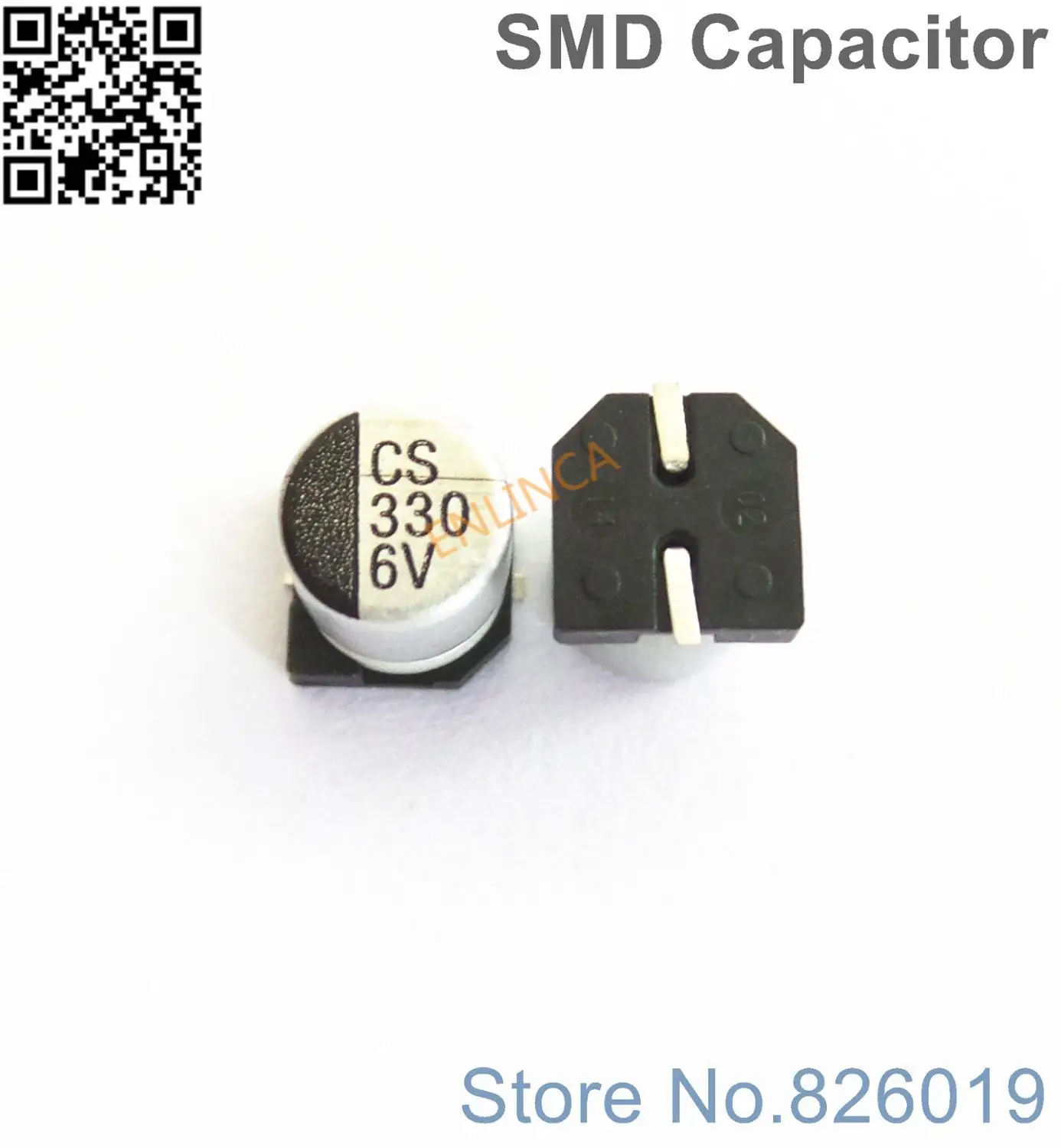 6 шт./лот 6.3В 330 мкф SMD Алюминиевые электролитические конденсаторы размером 6.3*7.7 330 мкФ 6.3 В