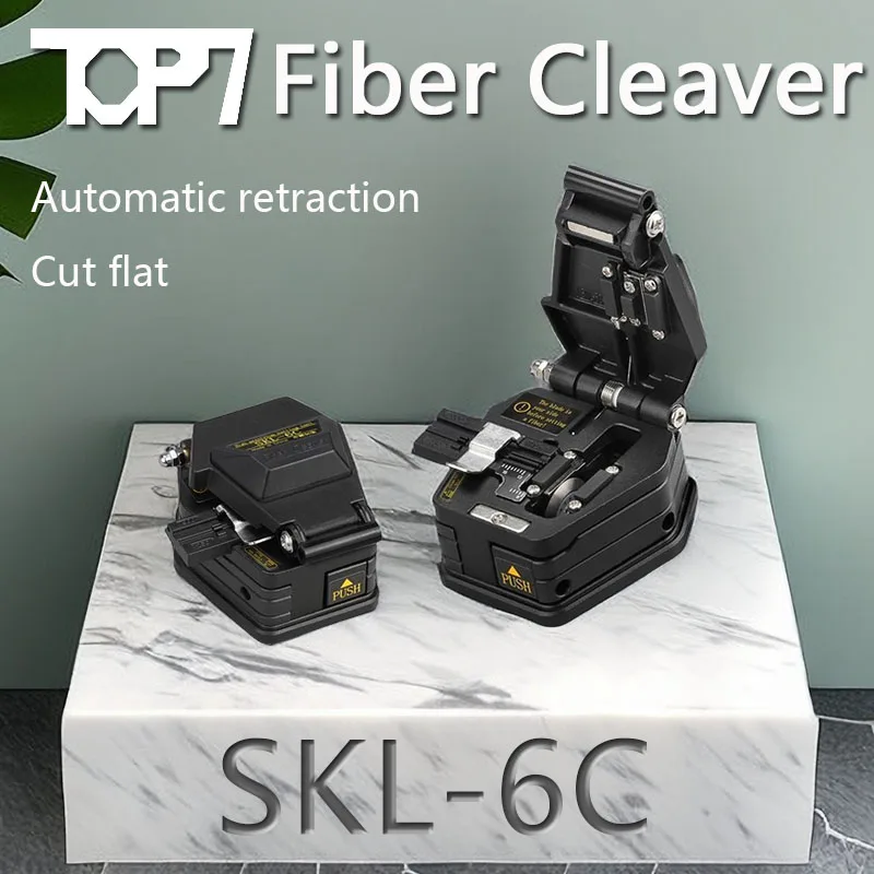Оптоволоконный нож SKL-6C для резки кабеля FTTH, волоконно-оптический нож для резки, зажим 